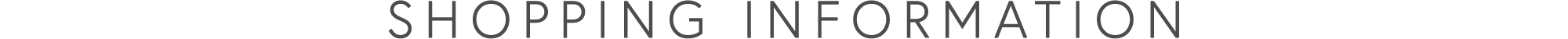 Shipping Information
